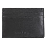 Black Leather RFID Slim Card Holder by Dalaco