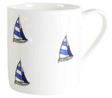 Yacht Illustration Fine Bone China Mug by Dalaco