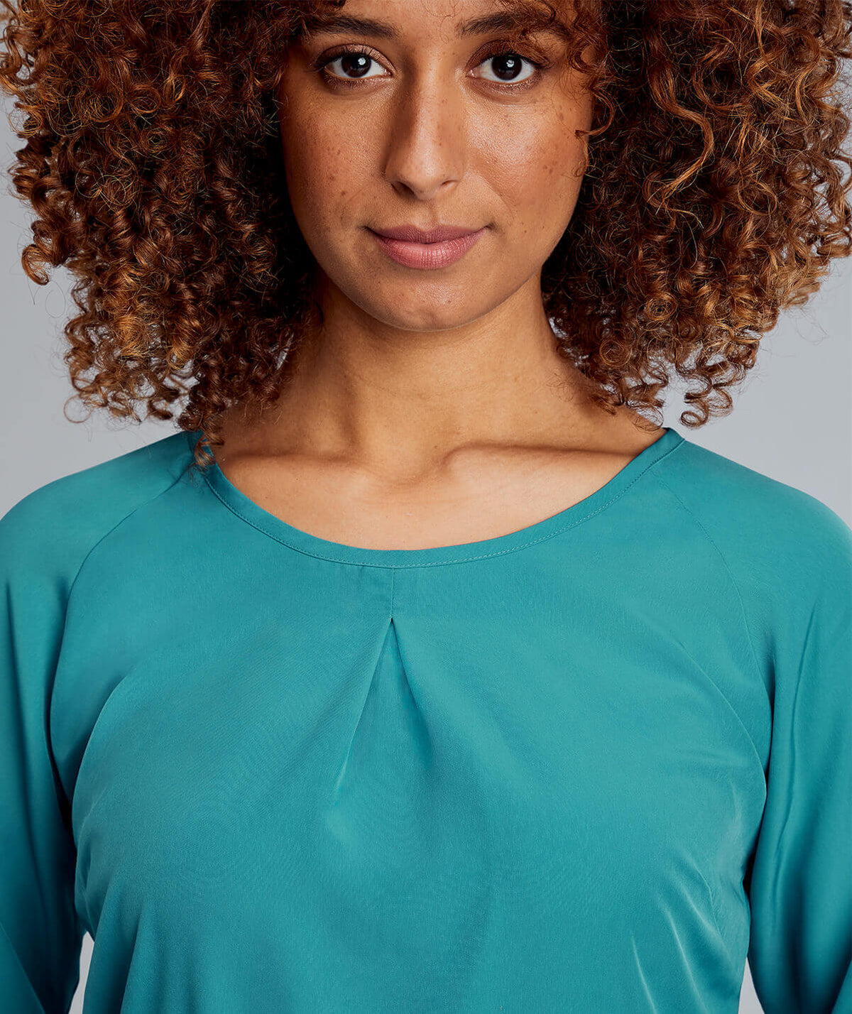 Disley Mona Round Neck Work Blouse - image 1
