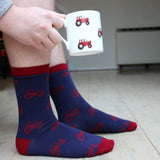 Tractor Fine Bone China Mug & Sock Set by Dalaco