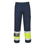 Portwest Modaflame Work Hi-Vis Class 1 Multi-Norm FR Trousers MV26