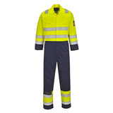 Portwest Modaflame Work Hi-Vis Multi-Norm Contrast FR Coverall MV28