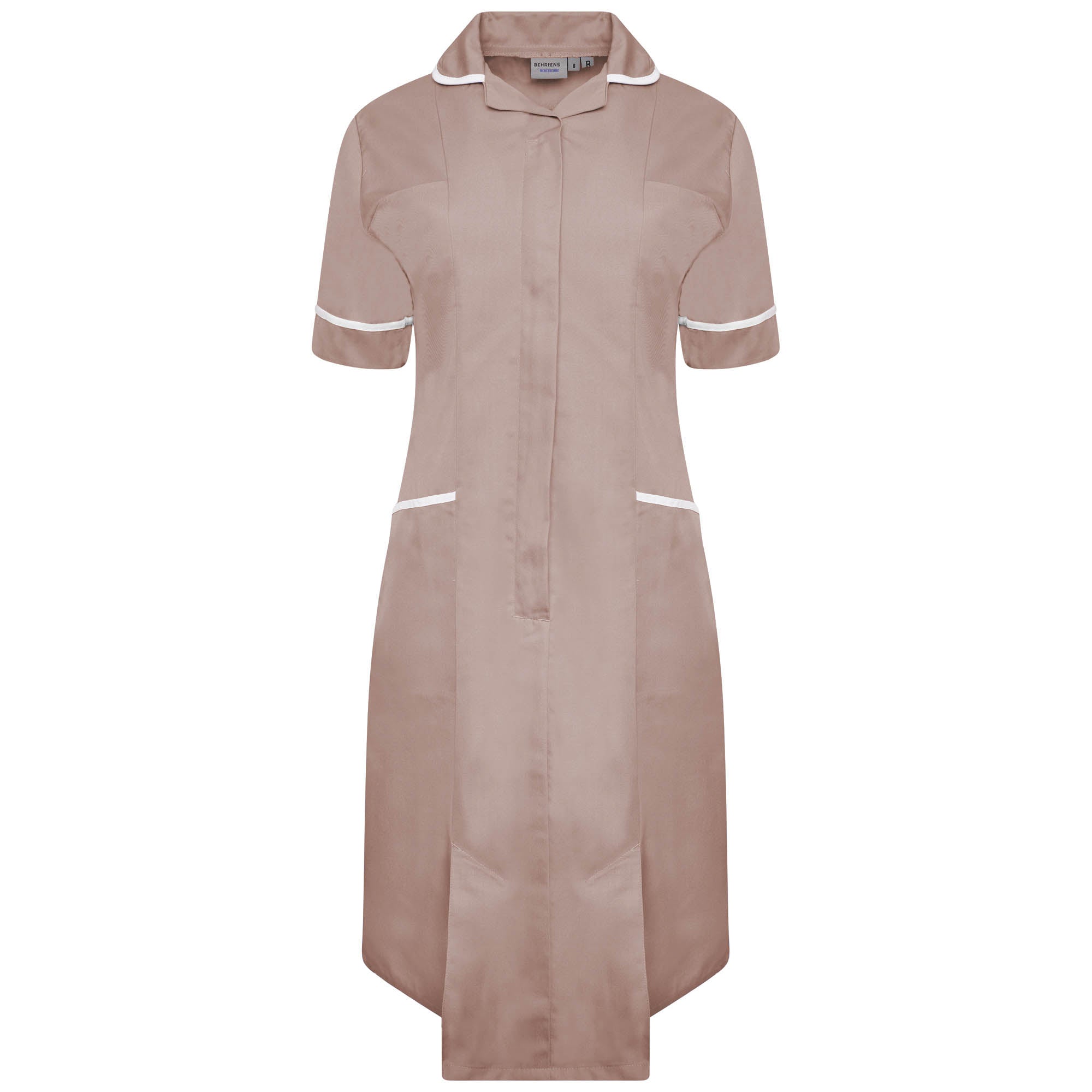Behrens Ladies Dress with Round Collar NCLD