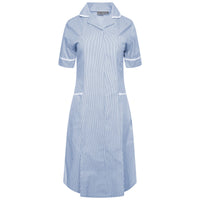 Blue/White Stripe/White Trim