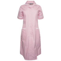 Pink/White Stripe/White Trim