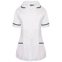 White/Bottle Green Trim