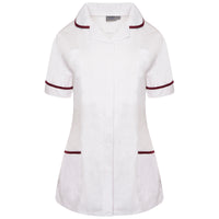 White/Maroon Trim