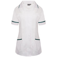 White/Bottle Green Trim