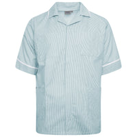 Green/White Stripe/White Trim