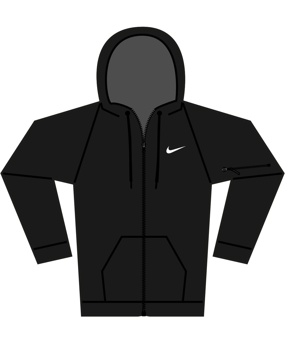 Nike men’s full-zip fitness hoodie NK389