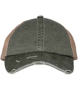 Native Spirit Washed Trucker Destroy Cap NS027