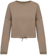 Native Spirit Ladies Oversized Cropped Sweatshirt NS429