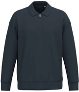 Native Spirit Unisex 1/4 Zip Sweatshirt with Polo Collar NS432