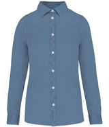 Native Spirit Ladies Washed Long Sleeve Shirt NS503