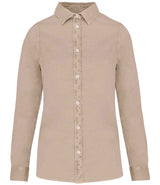 Native Spirit Ladies Washed Long Sleeve Shirt NS503