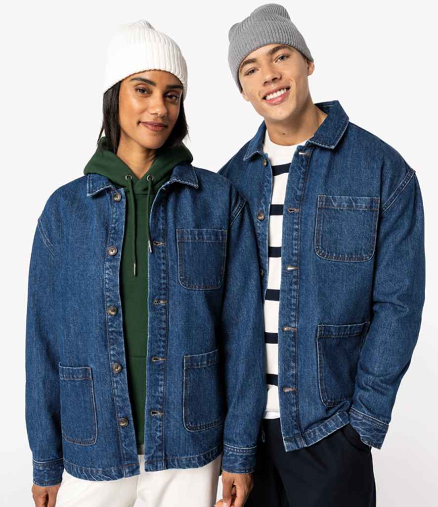 Native Spirit Unisex Dropped Shoulder Denim Jacket NS614