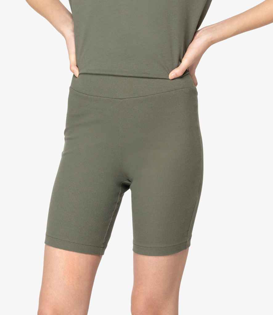 Native Spirit Ladies Ribbed Shorts NS744