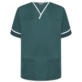 Behrens Contrast Trim Smart Scrub Top NSTT