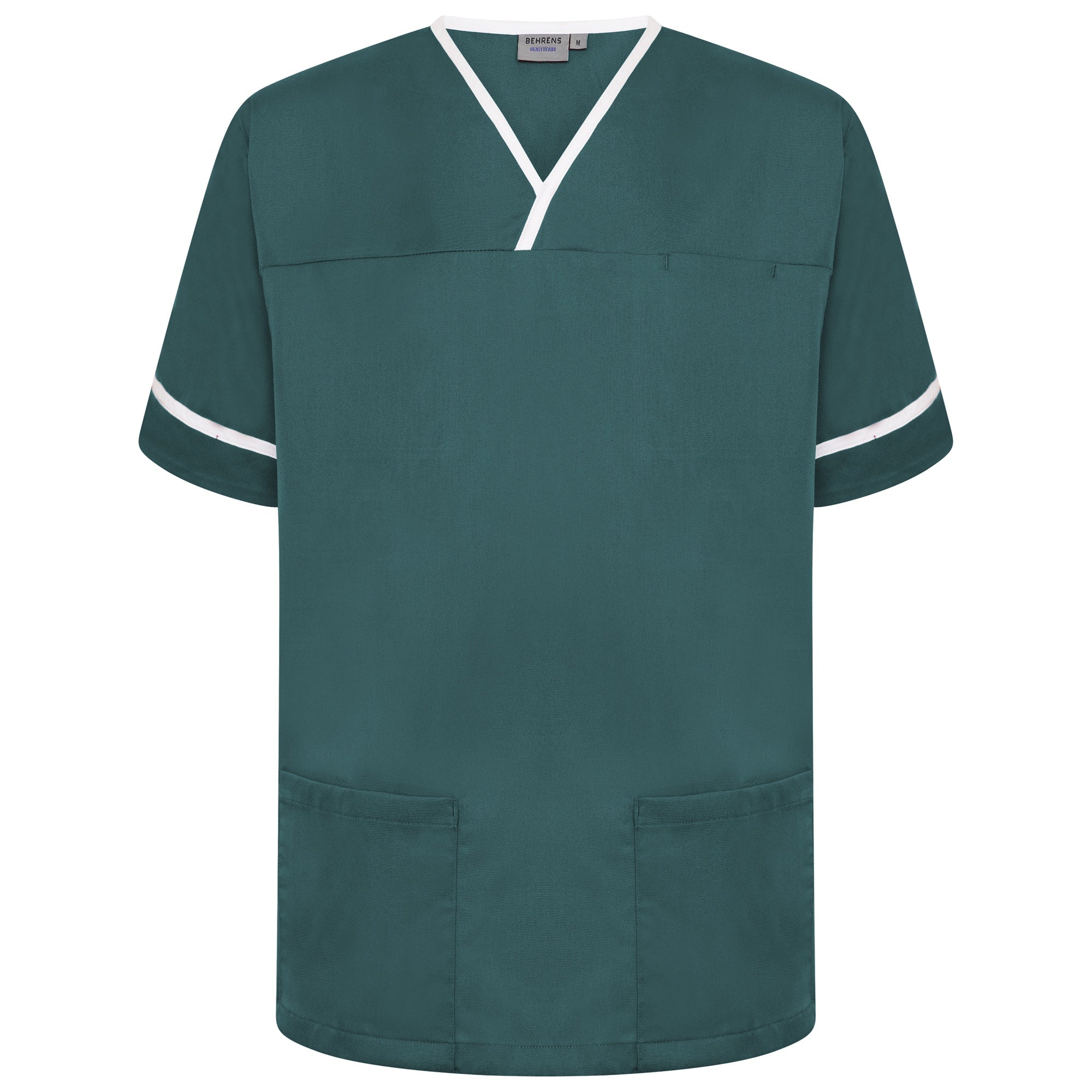 Behrens Contrast Trim Smart Scrub Top NSTT