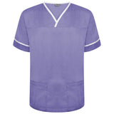 Behrens Contrast Trim Smart Scrub Top NSTT
