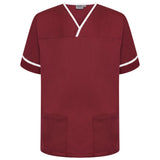Behrens Contrast Trim Smart Scrub Top NSTT