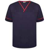 Behrens Contrast Trim Smart Scrub Top NSTT
