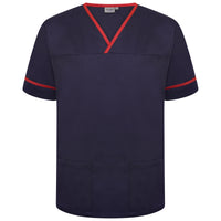 Navy/Red Trim