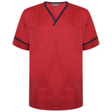 Behrens Contrast Trim Smart Scrub Top NSTT