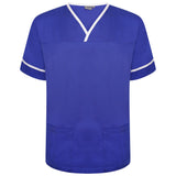 Behrens Contrast Trim Smart Scrub Top NSTT