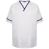 White/Navy Trim
