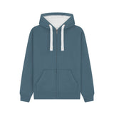 Cotton Ridge - Comet Ultra Premium Zip Hoodie - Ocean Blue
