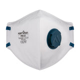 Portwest FFP2 Valved Dolomite Fold Flat Respirator (Pk3) P210
