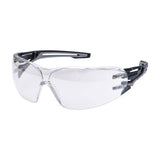Portwest Anthracite Wraparound Safety Glasses PR01