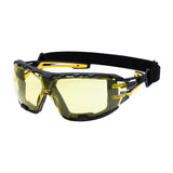 Portwest Anthracite Wraparound Plus Safety Glasses PR02
