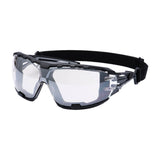 Portwest Anthracite Wraparound Plus Safety Glasses PR02