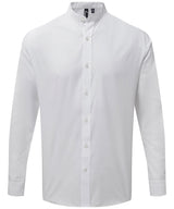 Premier Banded collar grandad long sleeve shirt PR258