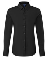 Premier Women’s long sleeve ‘Recyclight’ poplin shirt PR303