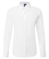 Premier Women’s long sleeve ‘Recyclight’ poplin shirt PR303