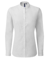 Premier Women's banded collar 'grandad' shirt PR358