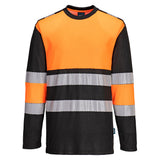 Portwest PW3 Hi-Vis Class 1 Long Sleeve T-Shirt PW312