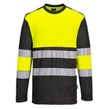 Portwest PW3 Hi-Vis Class 1 Long Sleeve T-Shirt PW312