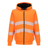 Portwest PW321 Hi-Vis Zipped Winter Hoodie PW321