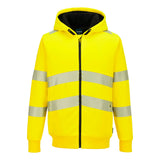 Portwest PW321 Hi-Vis Zipped Winter Hoodie PW321