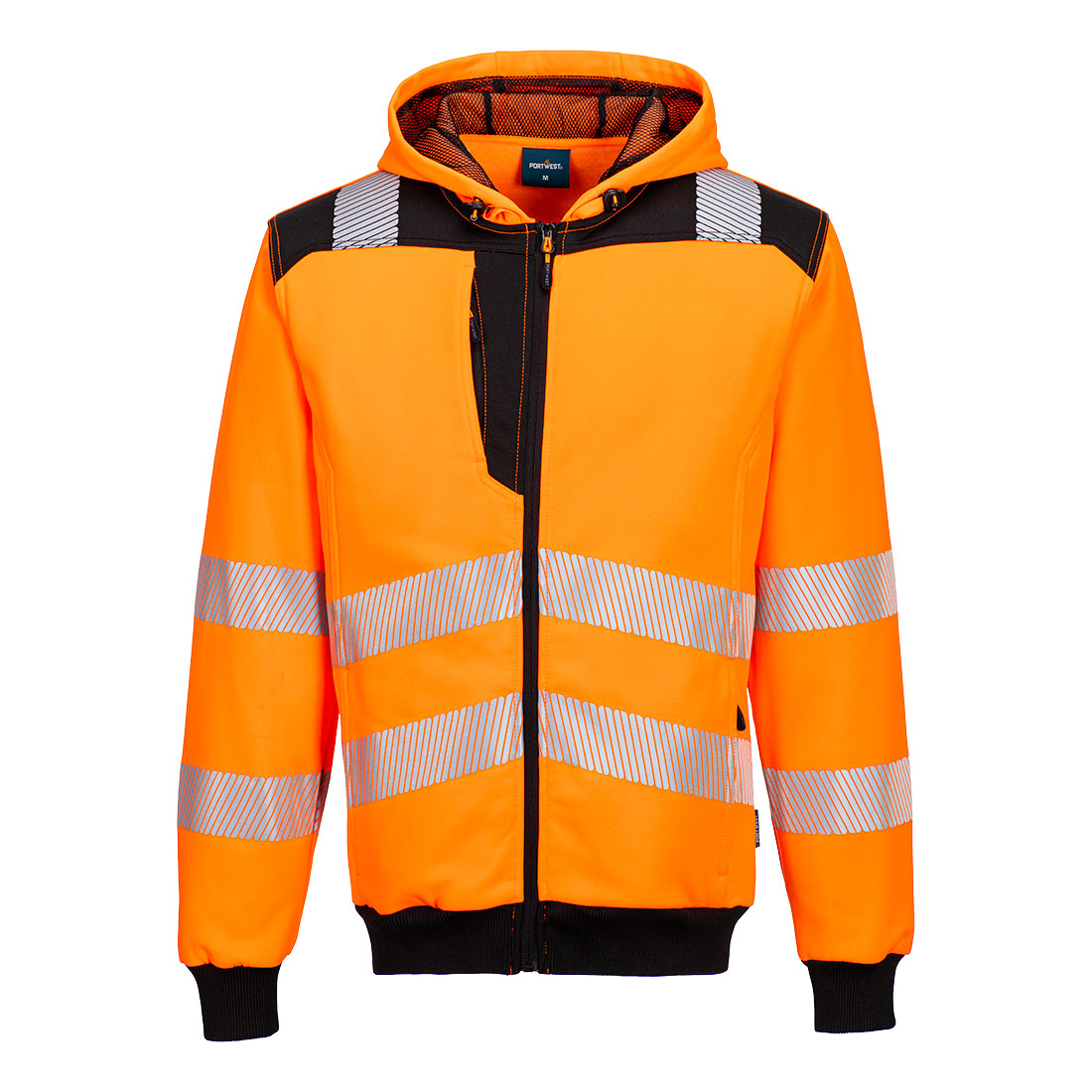 Portwest PW3 Hi-Vis Zip Hoodie PW327