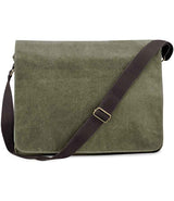 Quadra Vintage Canvas Despatch Bag QD610