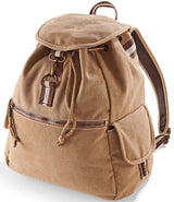 Quadra Vintage Canvas Backpack QD612