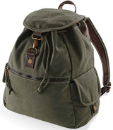 Quadra Vintage Canvas Backpack QD612