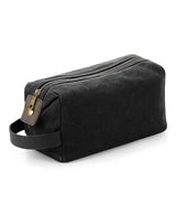 Quadra Heritage Waxed Canvas Wash Bag QD651