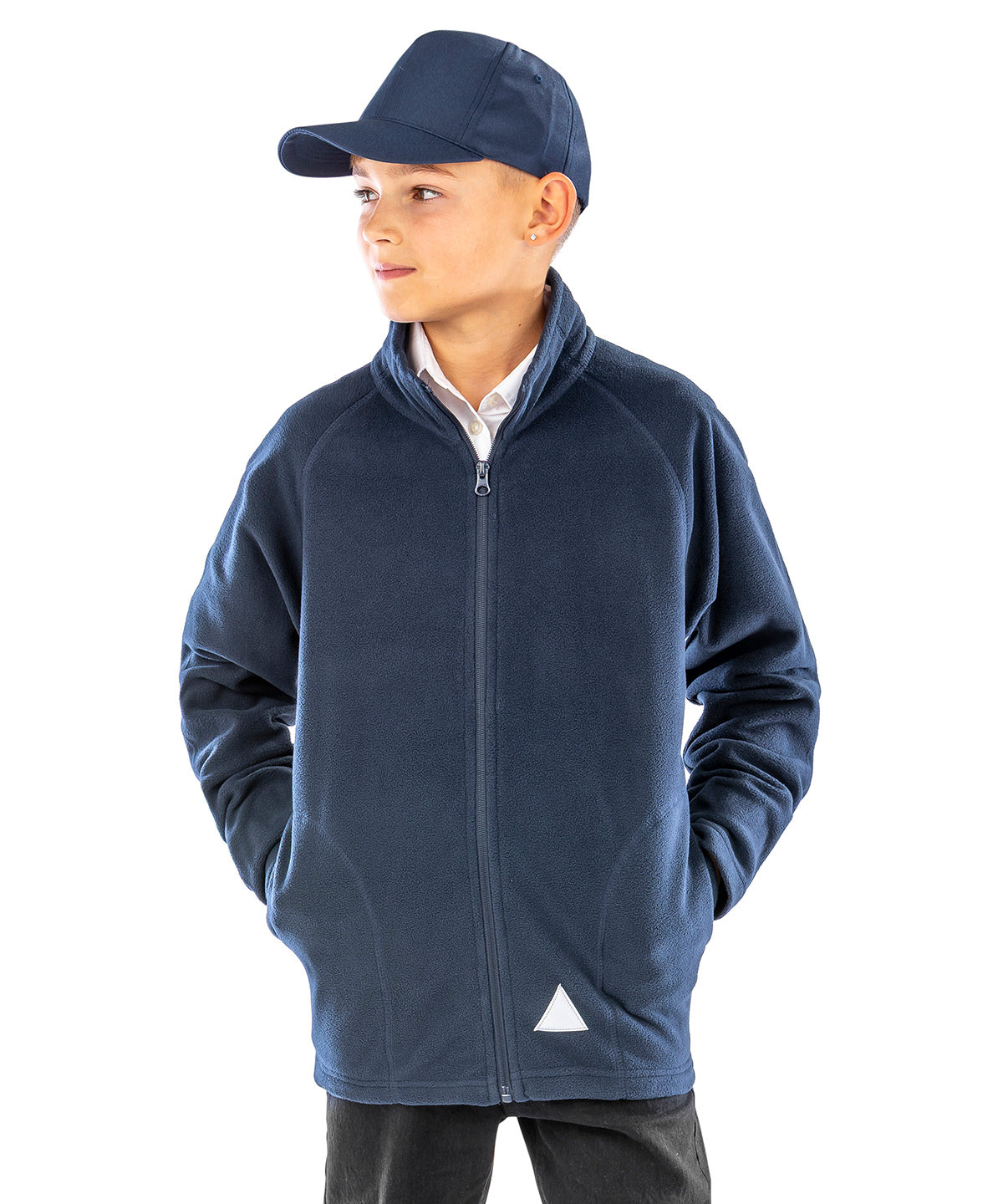 Result Core junior microfleece jacket R114J - Black
