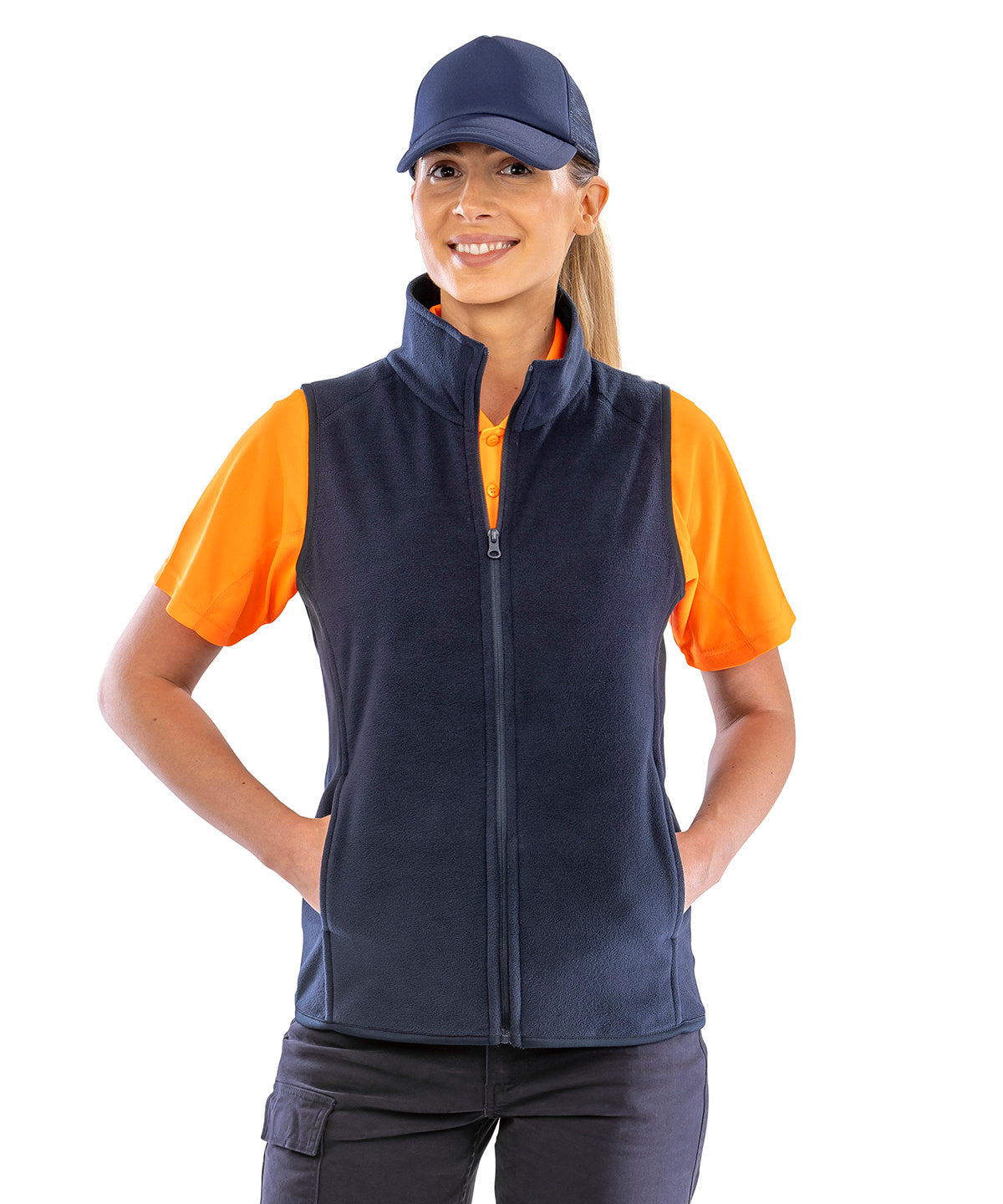 Result Core microfleece gilet R116X - Black